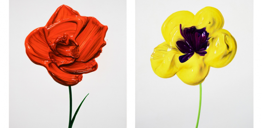 武田鉄平 作品集 FLOWERS サイン入り限定特装版 オレンジ ブラック