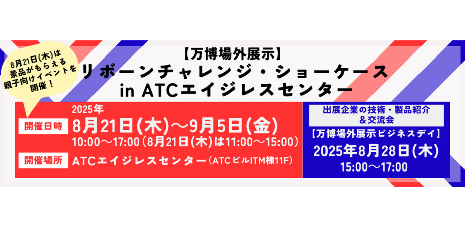 【万博場外展示ビジネスデイ】万博に出展した製品を紹介！　in　ATCエイジレスセンター