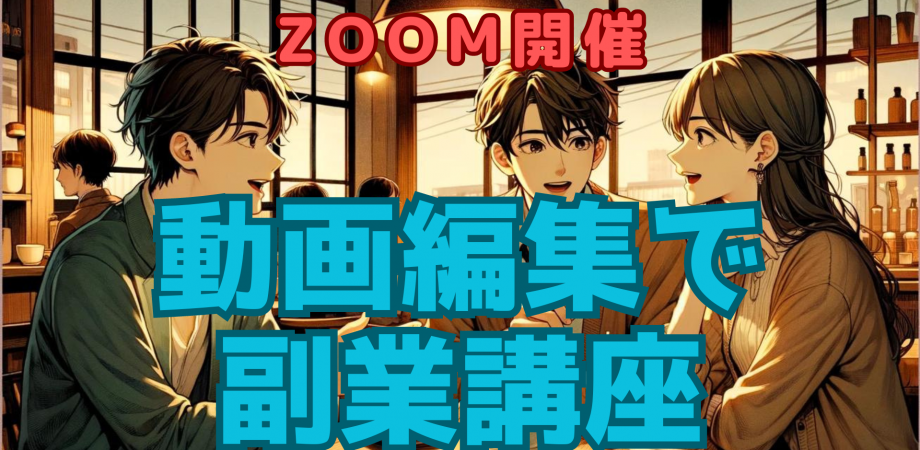【オンライン】動画編集で副業しよう(初心者向け)