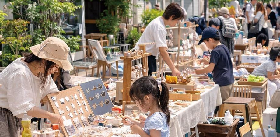 街のアトリエマーケットvol.1(根津藍染大通り)