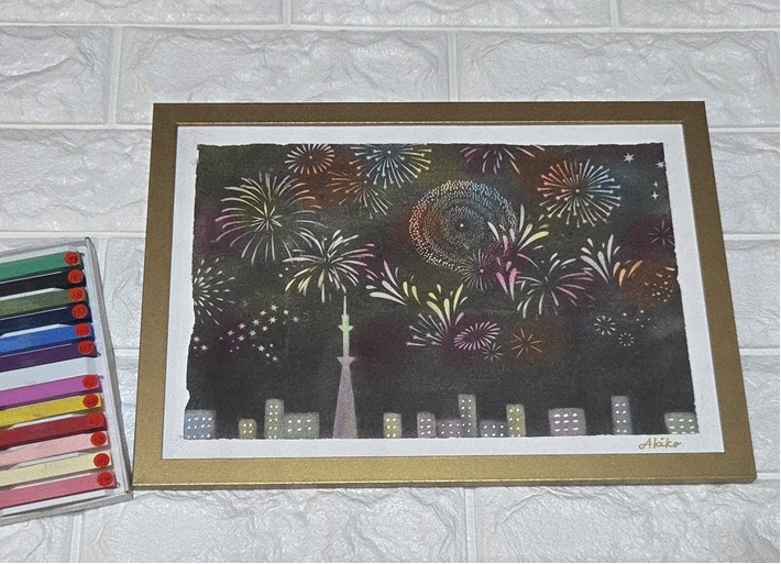 心を癒すパステルアート『花火』WS – NATURIM（ナチュリム）