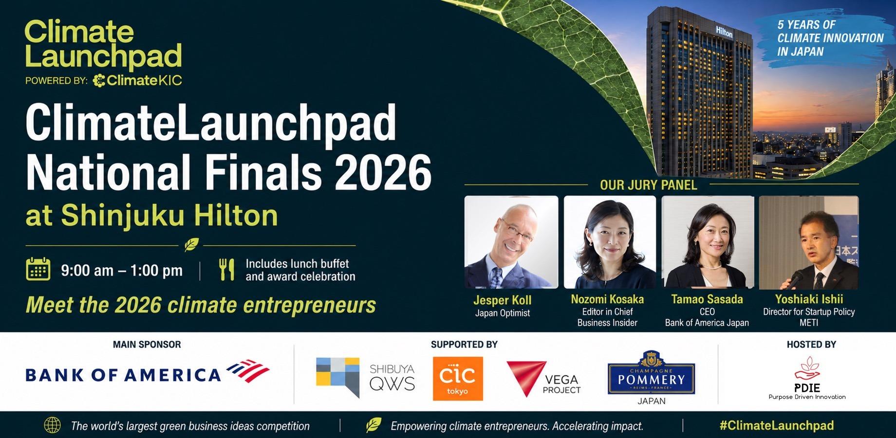 ClimateLaunchpad National Finals 2026