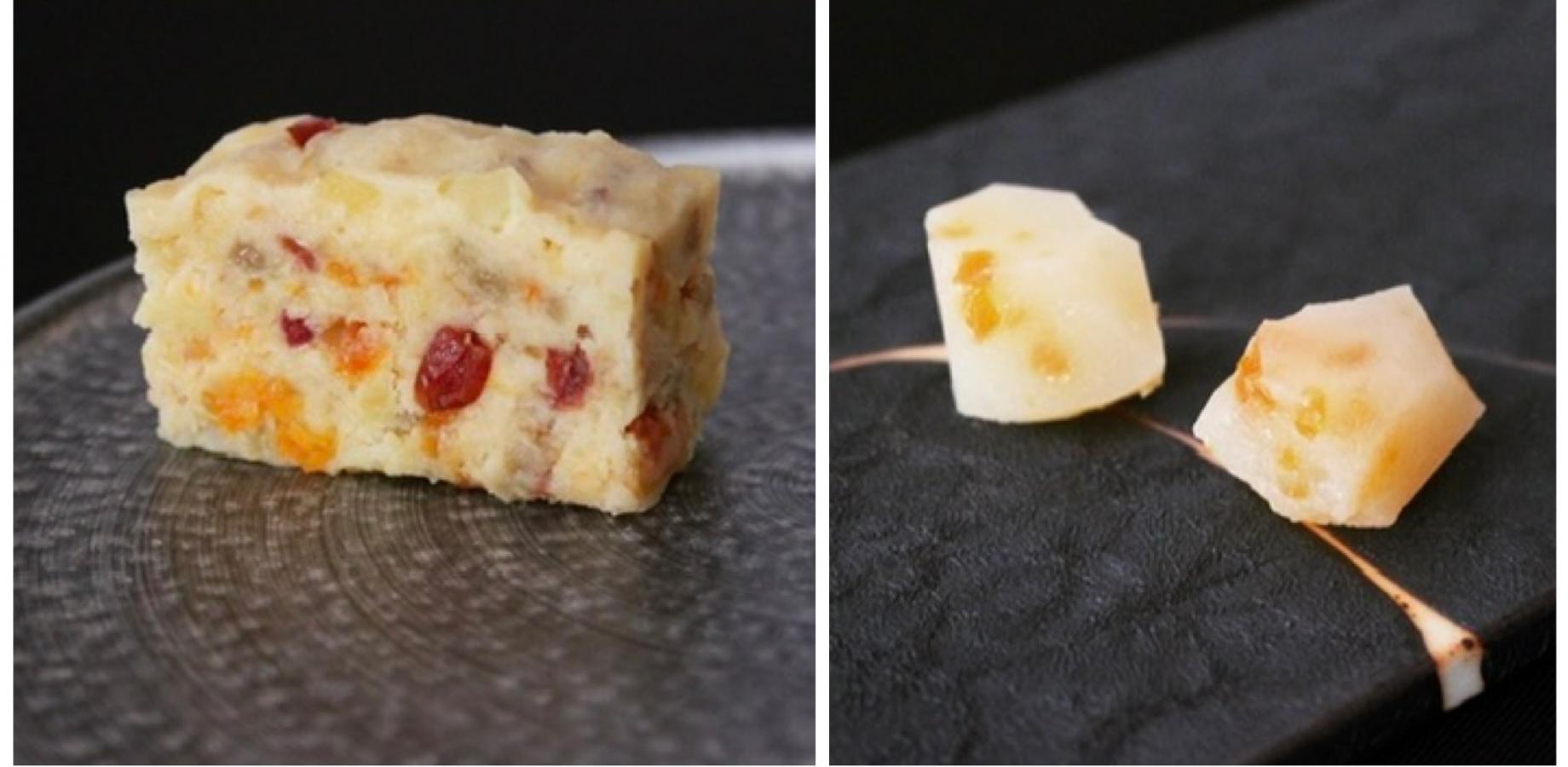 和菓子万くみレッスン「マンダリンオレンジとグリーンレーズンの浮島」「杏とホワイトチョコの艶干し錦玉(琥珀糖)」(JR横浜駅周辺)*2026年10月6日