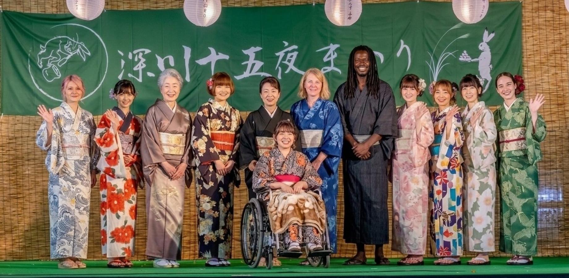 みんなのファッションショー『かぐや姫コレクション 』 in 深川十五夜まつり
