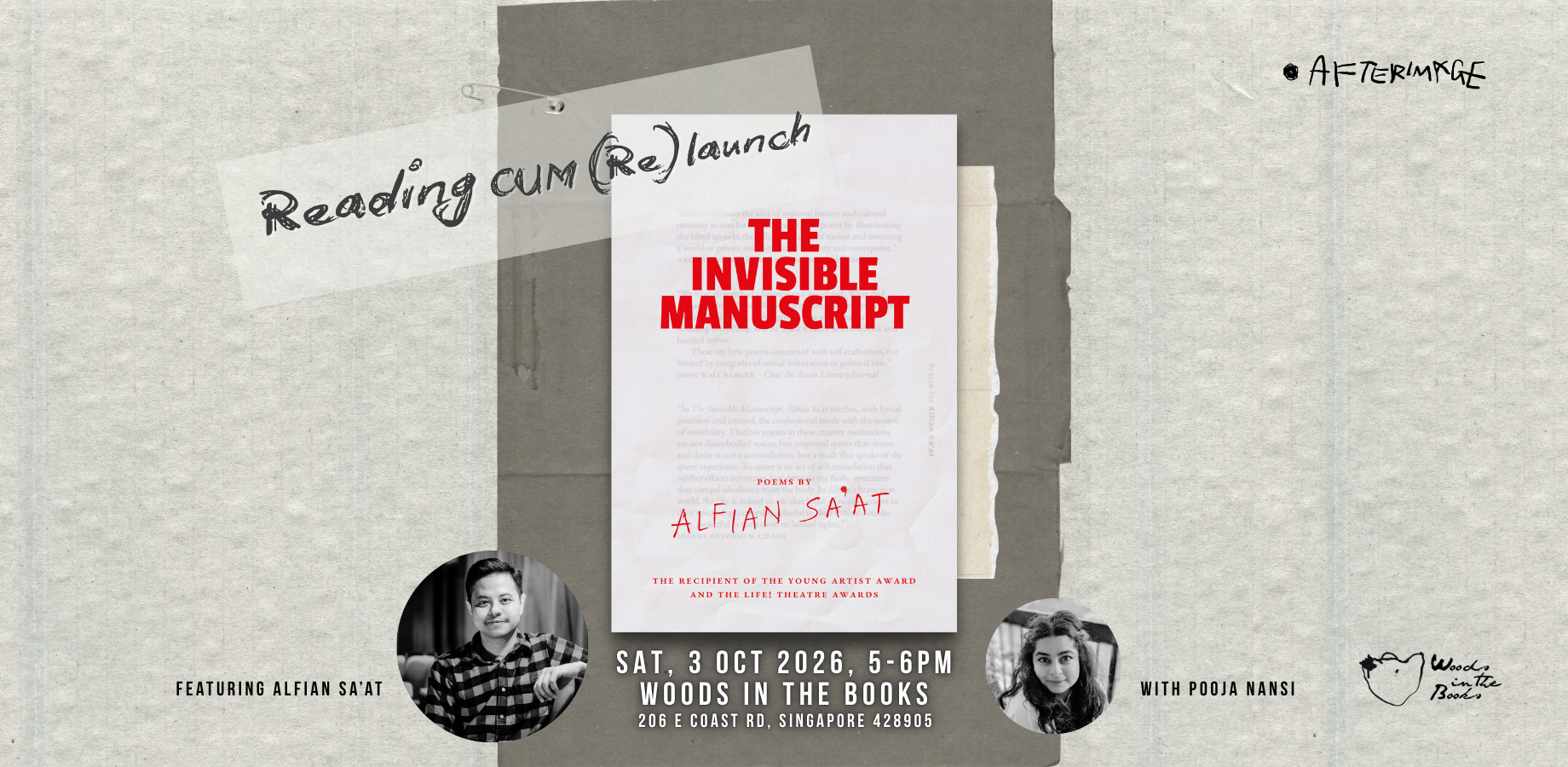 The Invisible Manuscript | AFTERIMAGE Book Launch