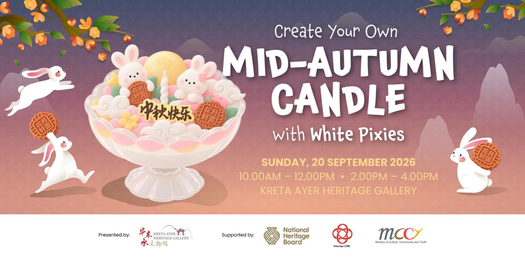 Mid-Autumn Season | Create Your Own Mid-Autumn Candle with White Pixies