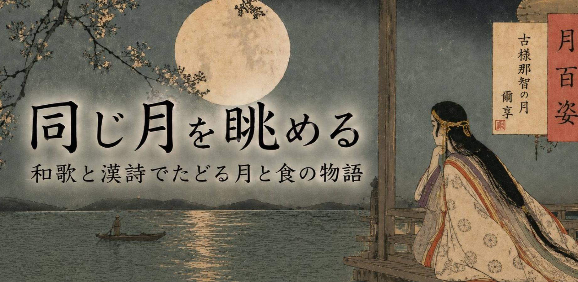 同じ月を眺める〜和歌と漢詩でたどる月と食の物語〜