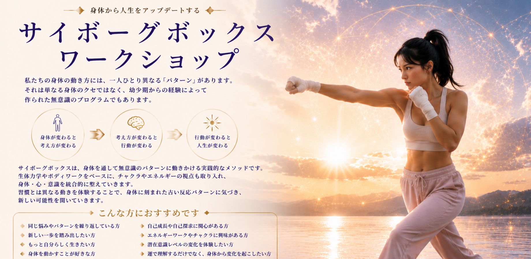 サイボーグボックス~身体から人生をアップデート~第3チャクラとマイナス第3アンティチャクラ