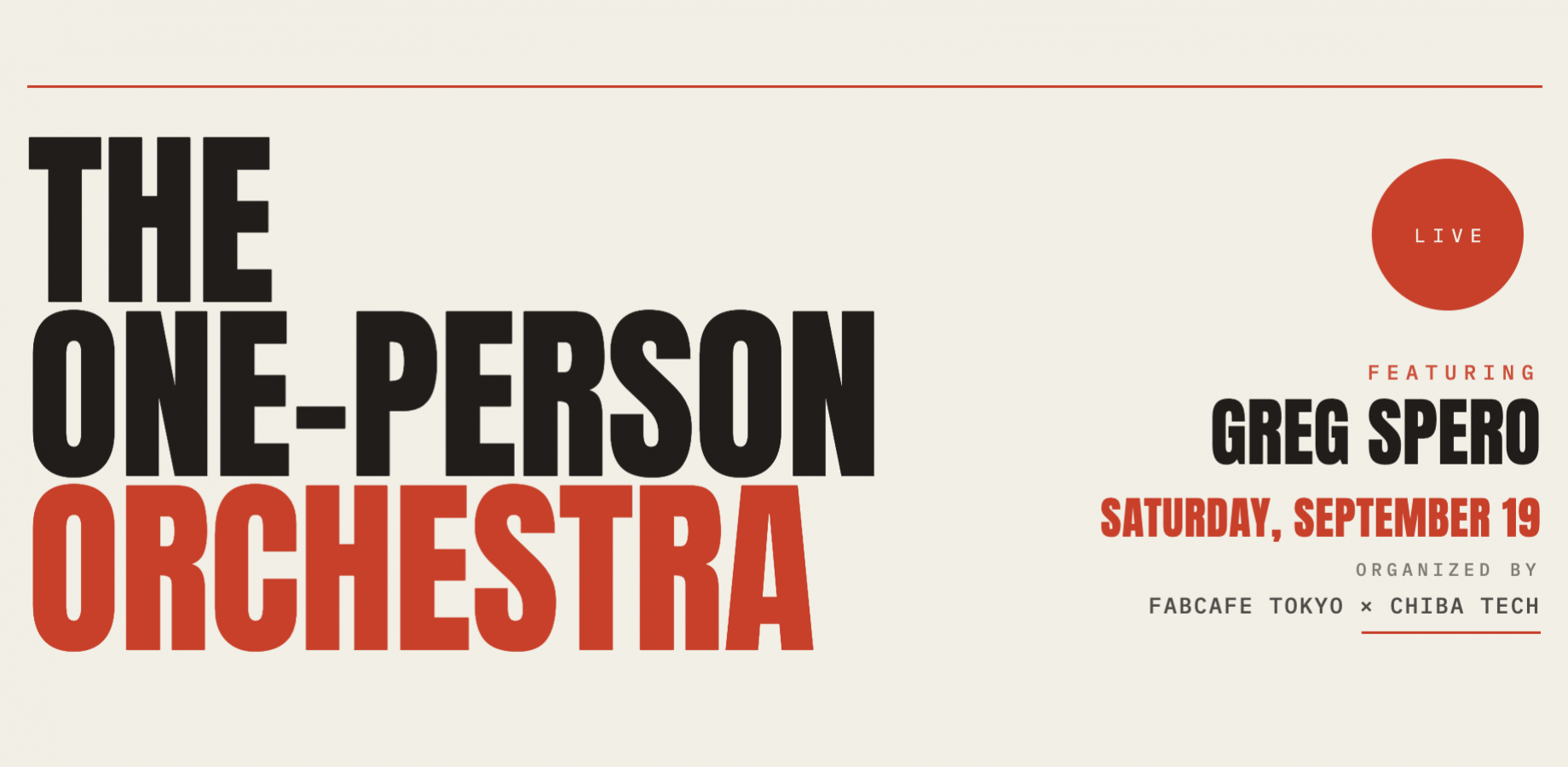 The One-Person Orchestra with Greg Spero