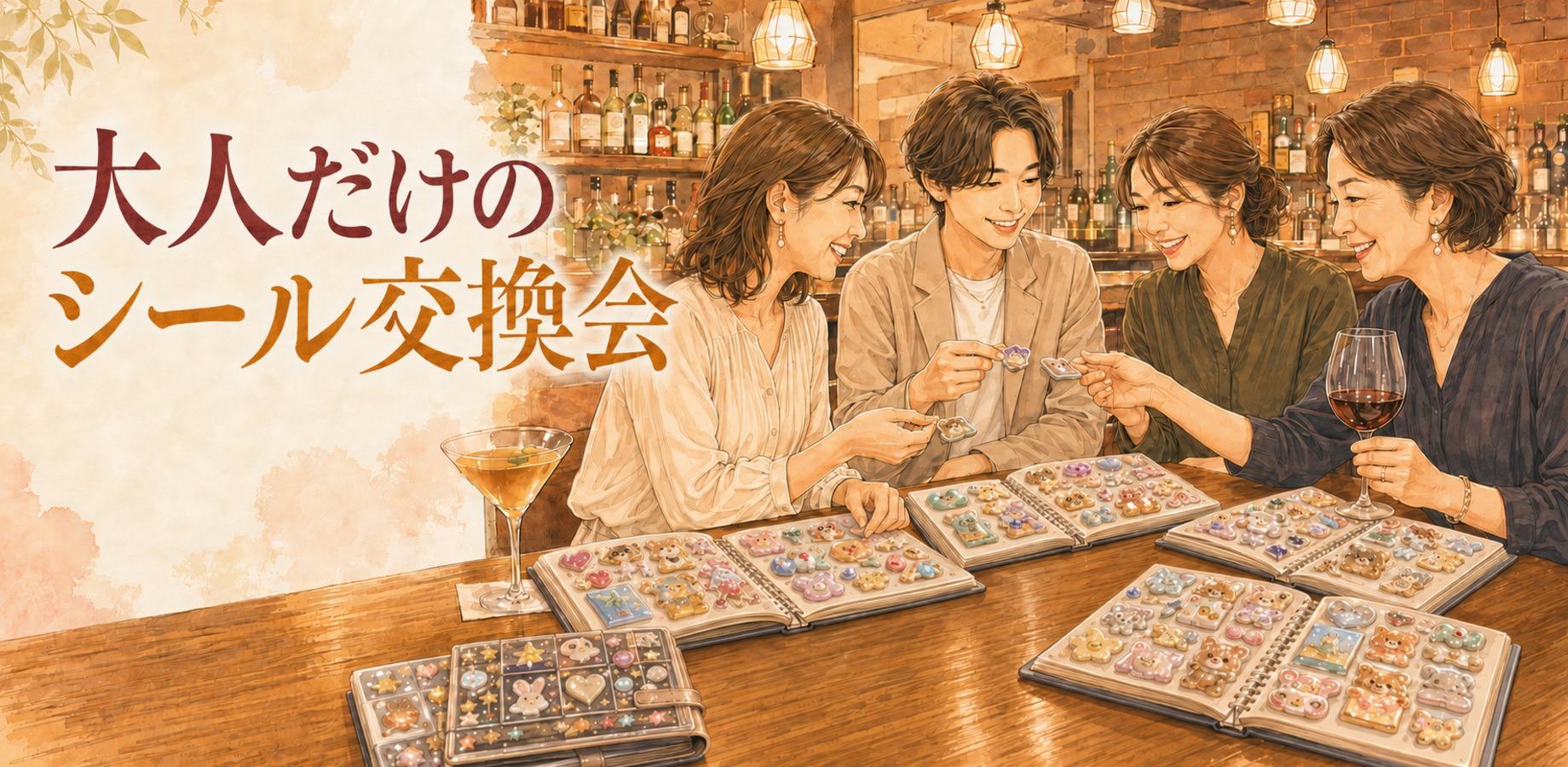 大人だけのシール交換会