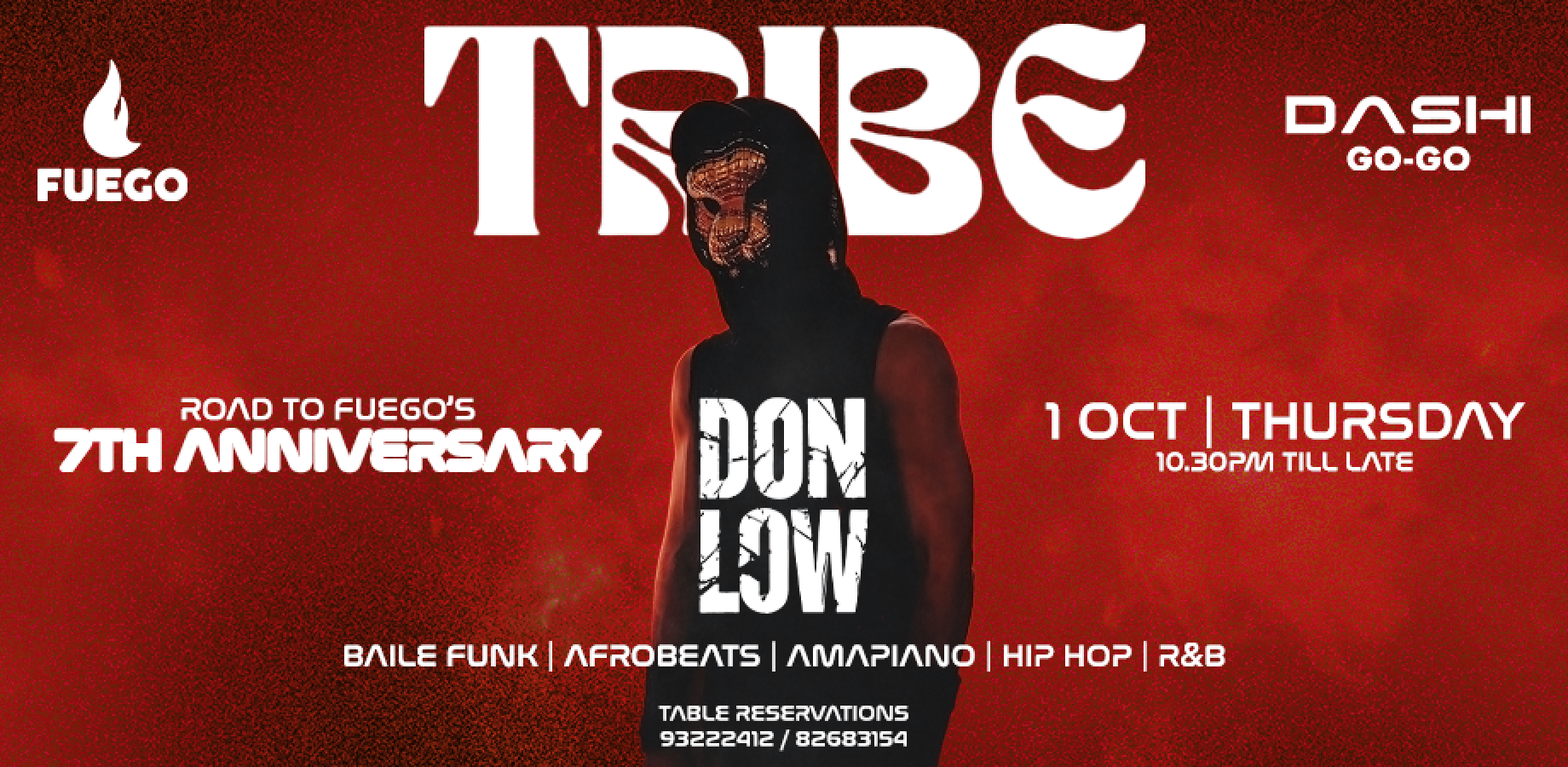 Tribe @ Dashi Go-Go presents Don Low (01 Oct, Thurs)