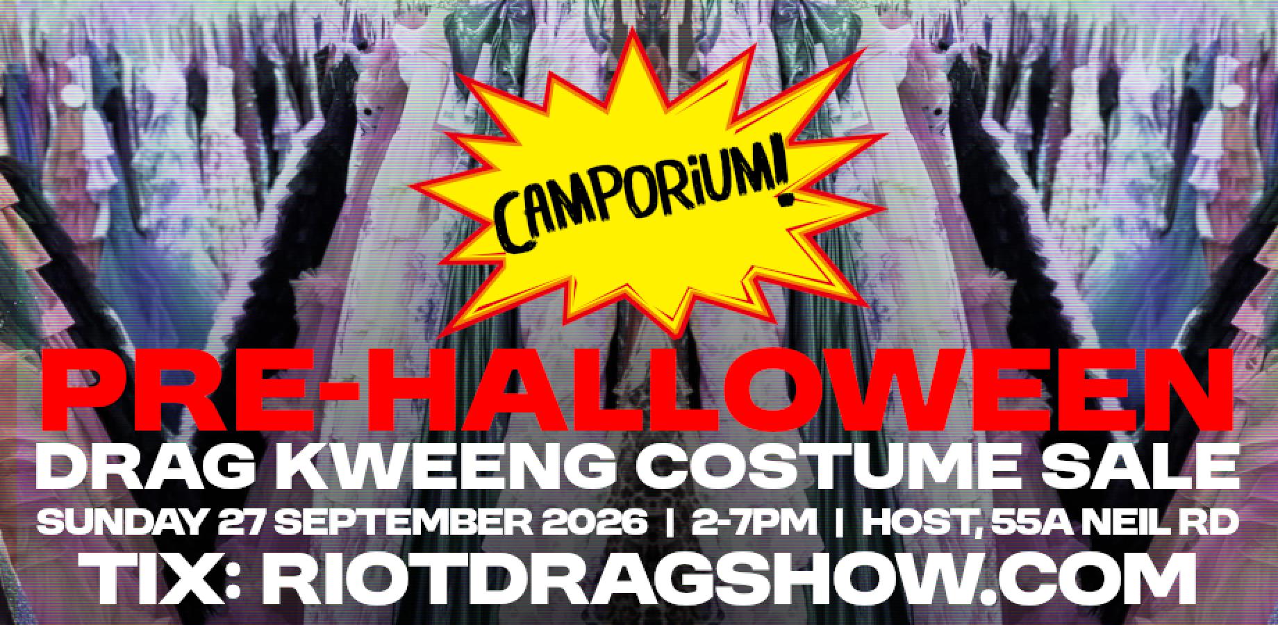 CAMPORIUM! pre-halloween drag kweeng costume sale