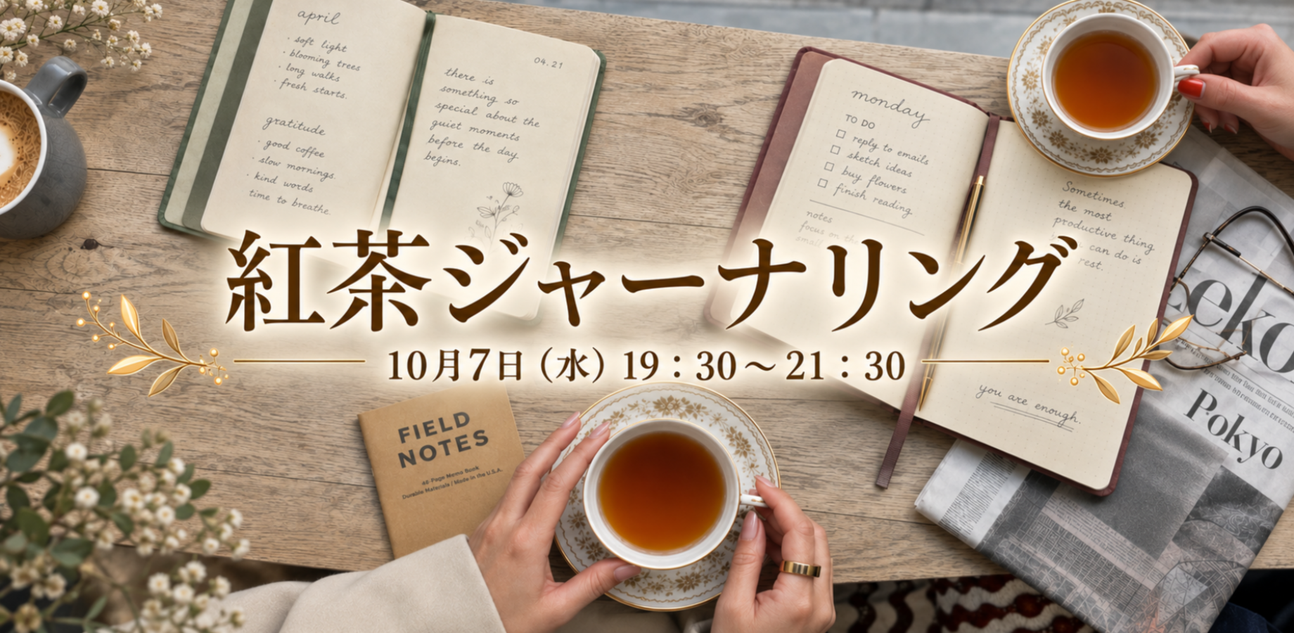 【プロが淹れる】紅茶ジャーナリング
