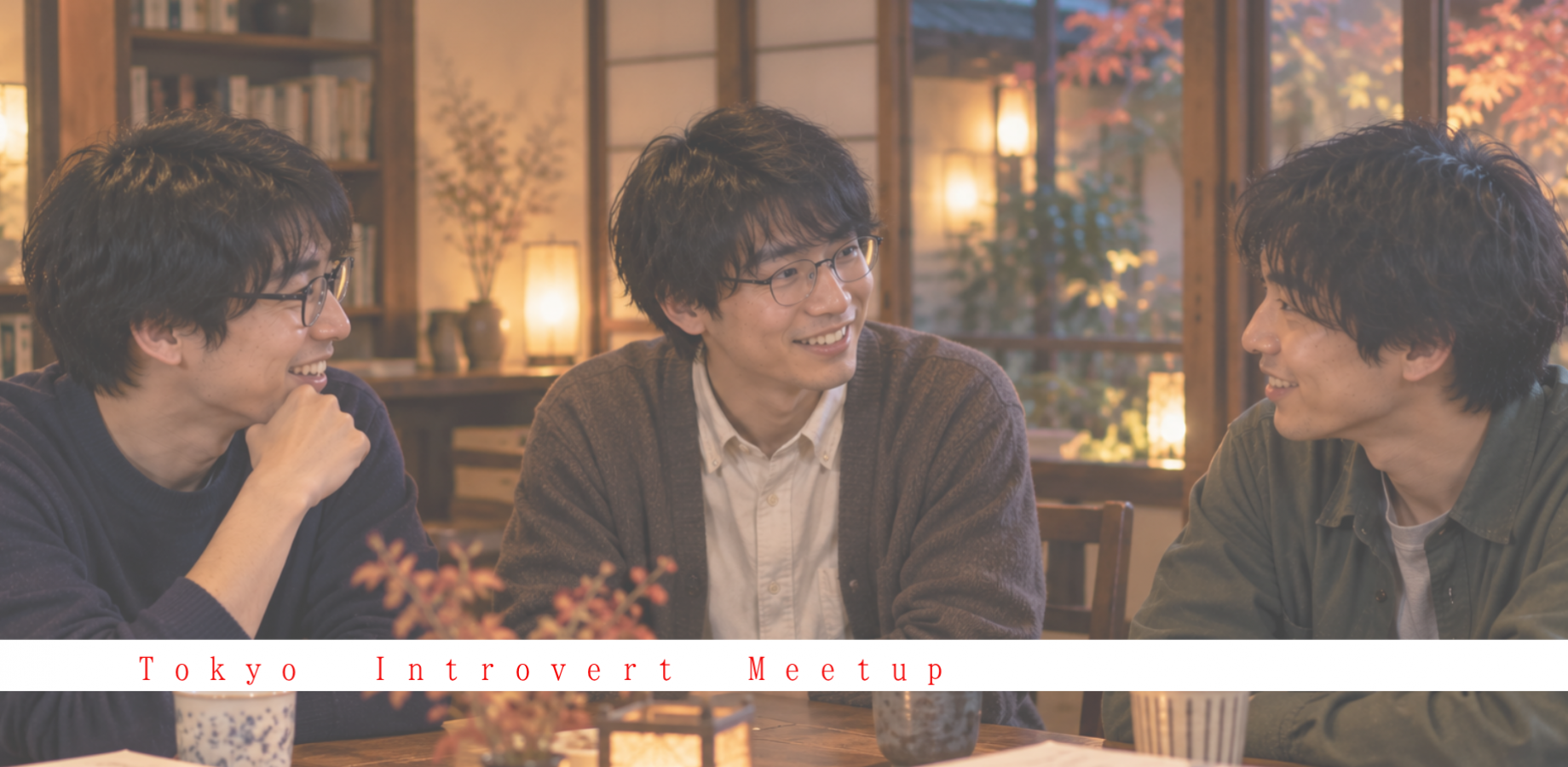 秋の東京で、ちょっと知的な交流を。🍁テーマ『心理学』