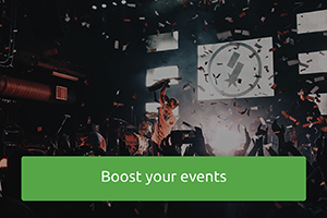 Give your events a boost, get visibility and sell more tickets