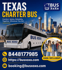 Texas Charter Bus Houston School Trips & Groups | Peatix
